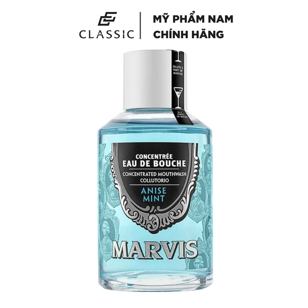 Nước Súc Miệng Marvis Anise Mint Concentrated Mouthwash 120ml