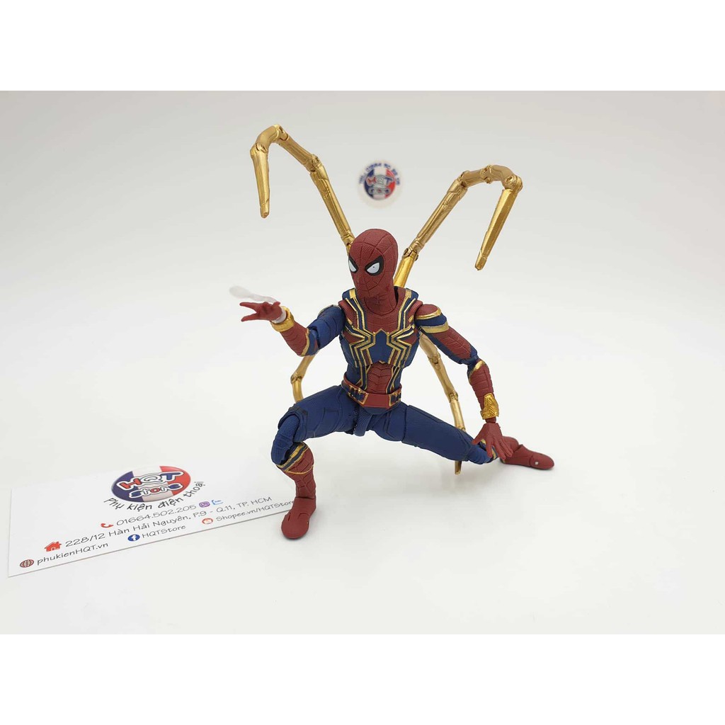 Mô hình iRon Spider Man SHF Avengers 4 Endgame - Người Nhện Marvel