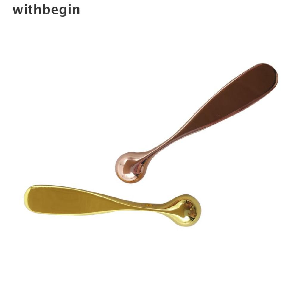 [Hàng mới về] Que mát xa tán kem dưỡng da mắt bằng kim loại loại bỏ nếp nhăn và bọng mắt