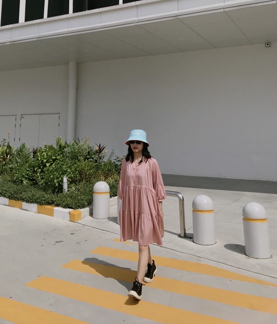 Đầm xoè liền tay lỡ - Peony Dress