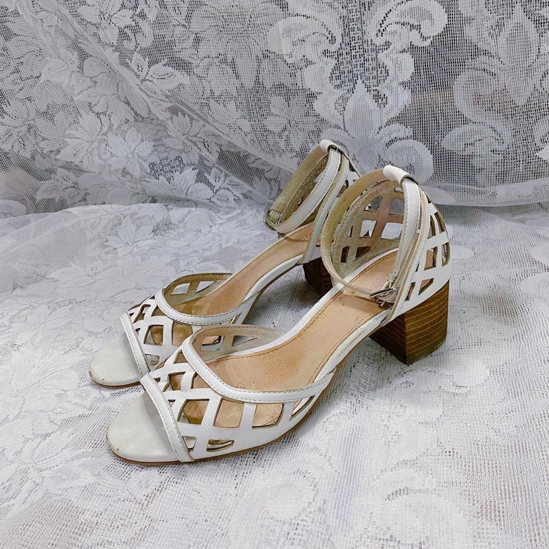 Dép da cao gót 2hand