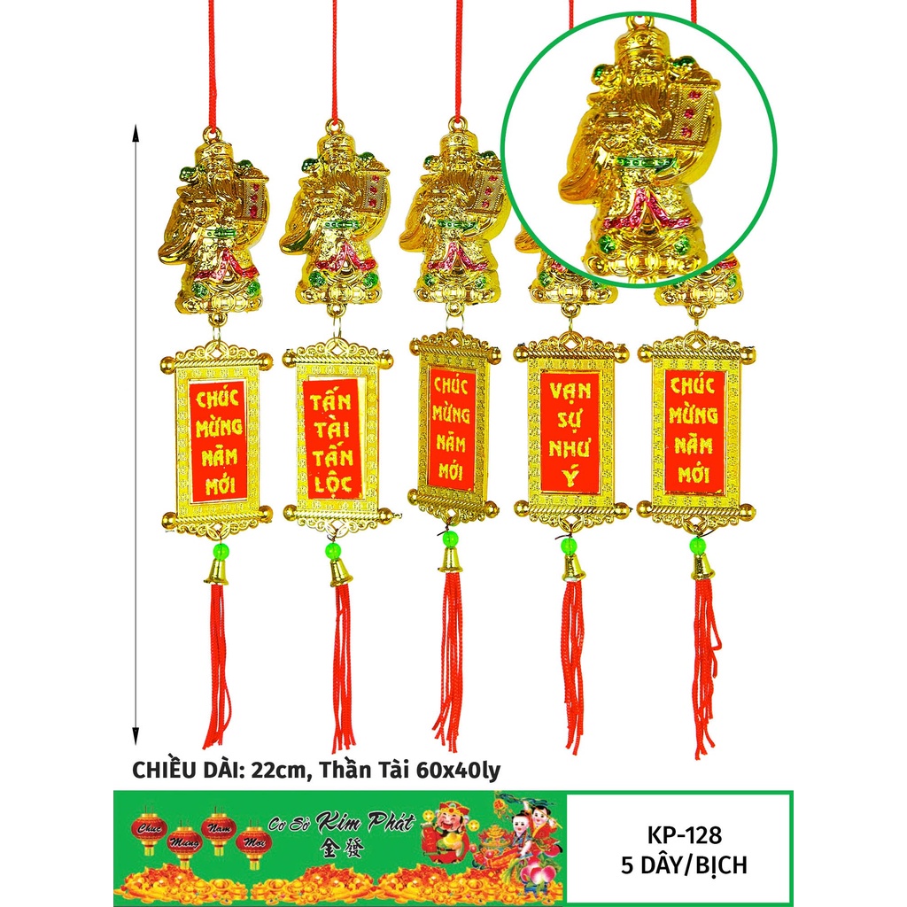 Combo 10 dây treo trang trí tết,đồ treo tết 2023,mix nhiều mẫu đẹp,dây liễn treo tết