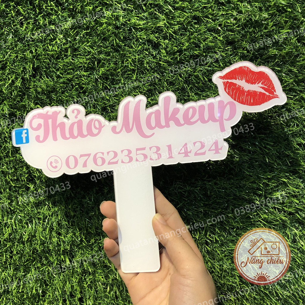 Hastag cầm tay , đạo cụ chụp ảnh cho tiệm thẩm mỹ, quán nail, mi_ Free thiết kế theo mẫu sẵn có