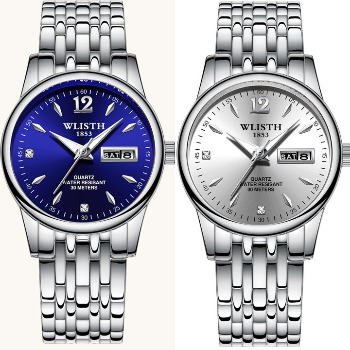 Đồng hồ 💝 Free ship 💝 Giảm 20k khi áp mã [TUIXHN] Đồng Hồ Nam Máy Nhật Dây Thép Không Gỉ WILSTH Kim Dạ Quang - DH03 | BigBuy360 - bigbuy360.vn