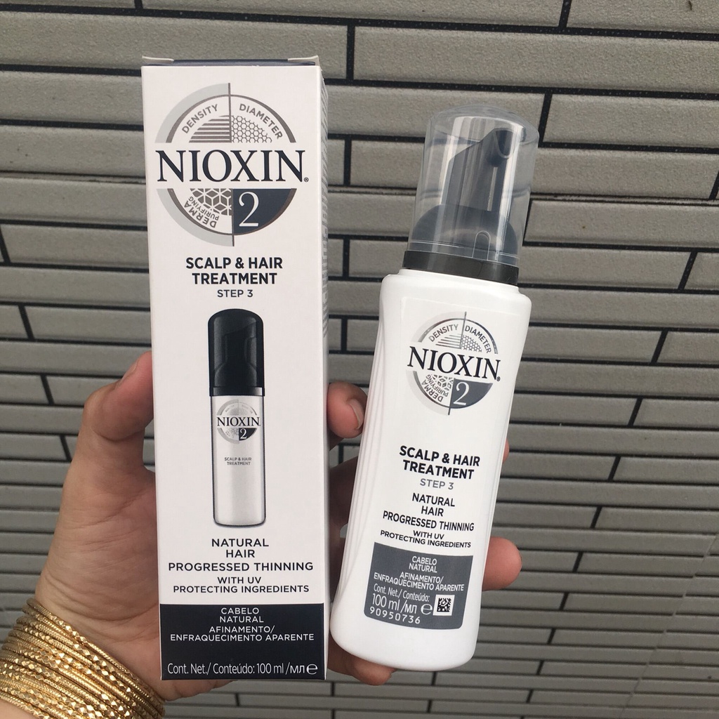 Tinh chất kích thích mọc tóc Nioxin Scalp &amp; Hair Treatment System 2 100ml (New 2019)