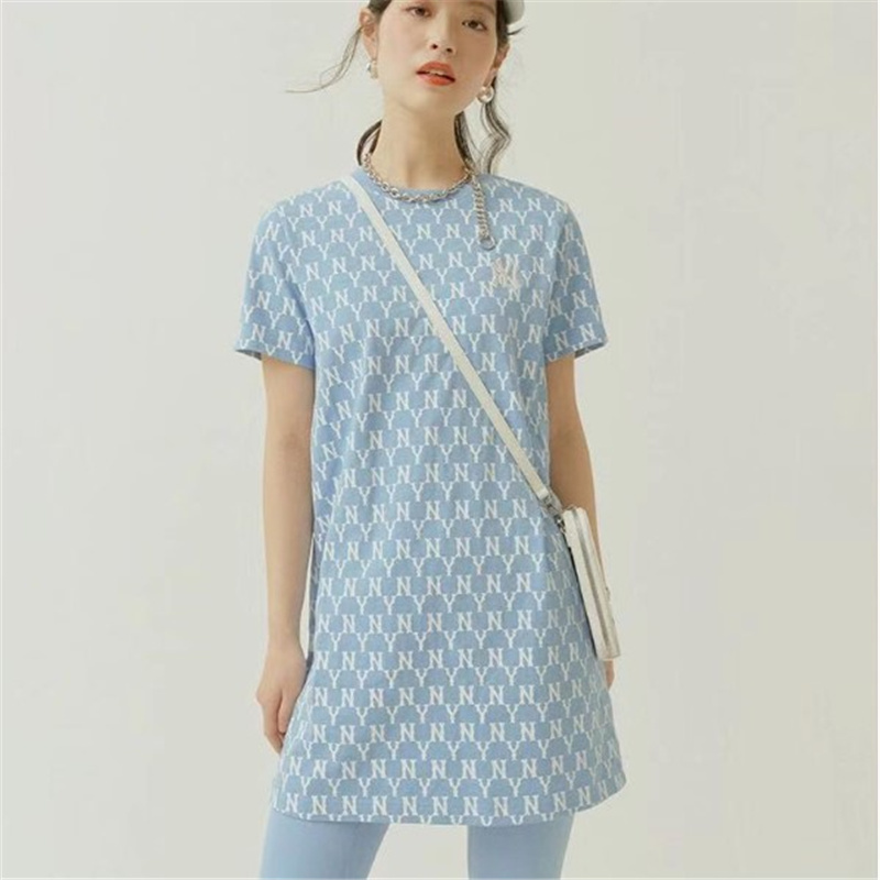 MLB Đầm Cotton Cổ Tròn Dáng Rộng Thời Trang Xuân Hè Dành Cho Nữ | BigBuy360 - bigbuy360.vn