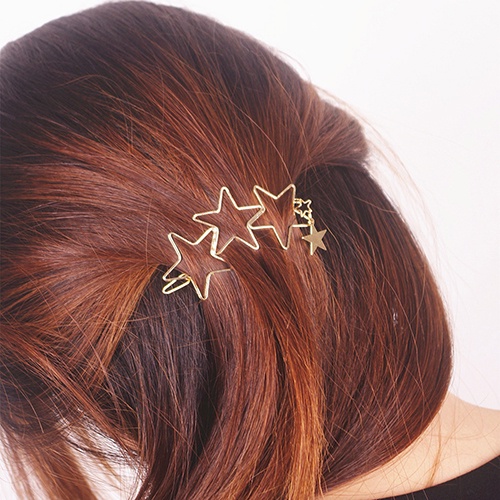 Kẹp tóc hình ngôi sao thiết kế xinh xắn dành cho phái nữ