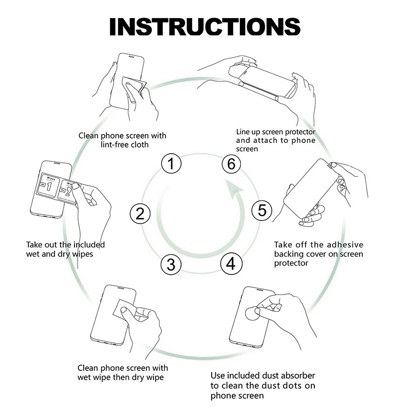 Kính Cường Lực 20D HD Bảo Vệ Màn Hình Cong Cho IPhone 14 12 13 Pro MAX 11 Pro X XS MAX Mini Xr 7 8 6 / 6s Plus SE2020 9H