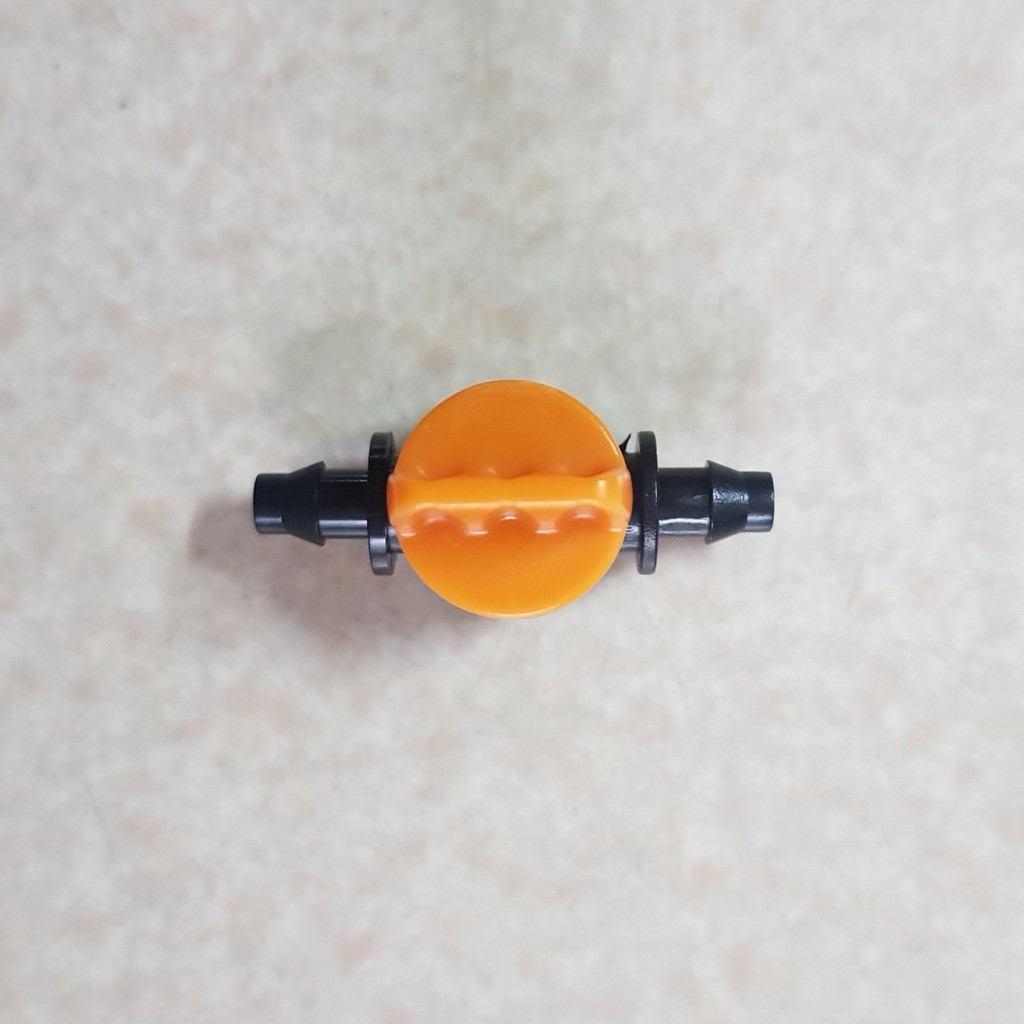Van khóa ống LDPE 5x7mm dùng trong hệ thống tưới tự động