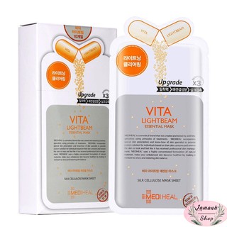 ( CHÍNH HÃNG ) Mặt nạ 💖FREESHIP💖Mặt Nạ dưỡng da Mediheadl Vita Lightbeam 24ml