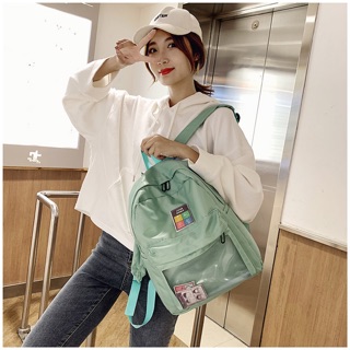 ❣Balo Ulzzang ngăn trong suốt❣️