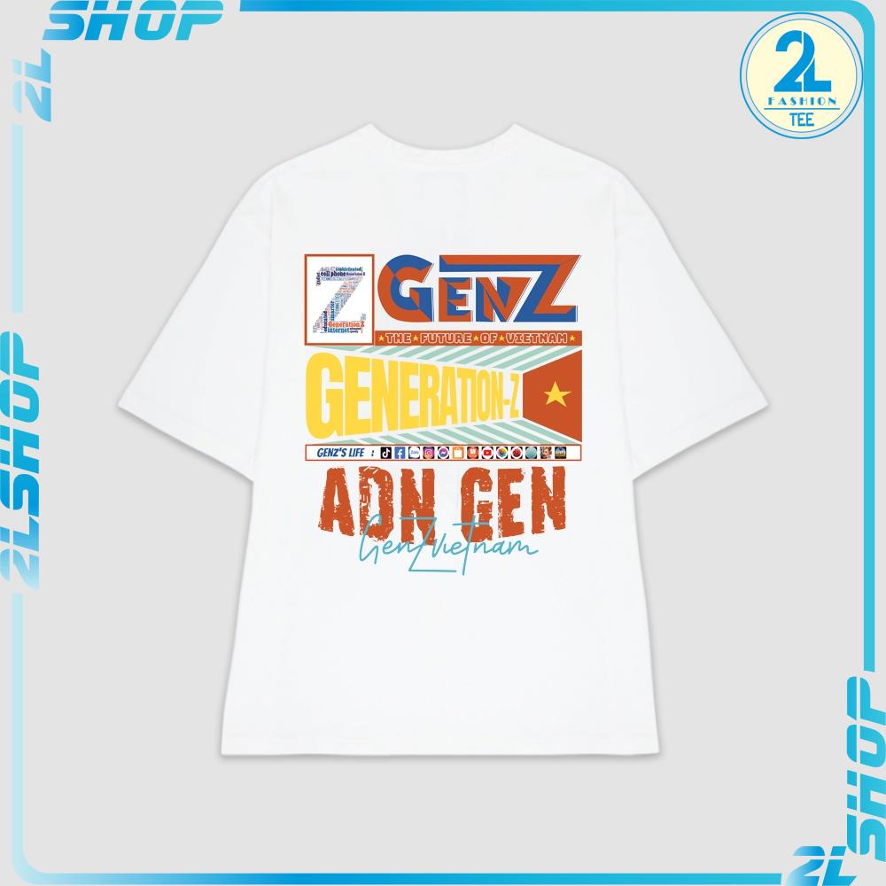 Áo thun nam nữ thế hệ GenZ tay lỡ form rộng chất 100% COTTON co giãn 4 chiều thấm hút mồ hôi cực mát