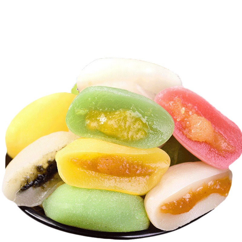 Bánh mochi sữa nhân kem trái cây Super Flavor siêu mềm mịn (vị dâu tây, matcha, sữa chua, xoài, trứng muối)