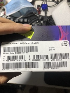 Cpu i3 9100f