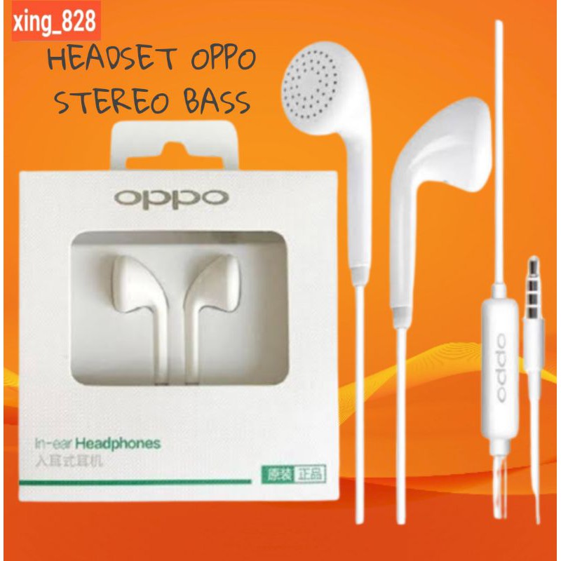 OPPO Tai Nghe Nhét Tai Chính Hãng 100% F7 F5 F3 F1S F3Plus A57 A83 A71 A3S