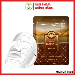 [MỚI NHẤT 2020] Combo 10 mặt nạ nhau thai cừu 3W Clinic Placenta Mask Sheet - nhập khẩu chính hãng