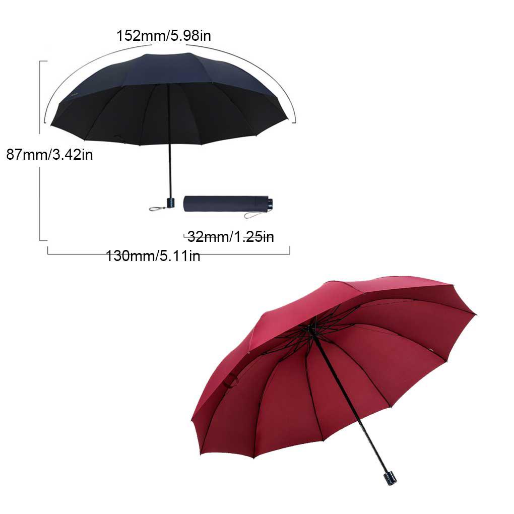 Dù Gấp 10 Khúc Tự Động Chống Mưa / Gió Tiện Dụng