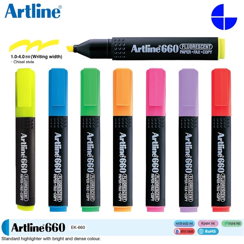Bút dạ quang artline EK-660