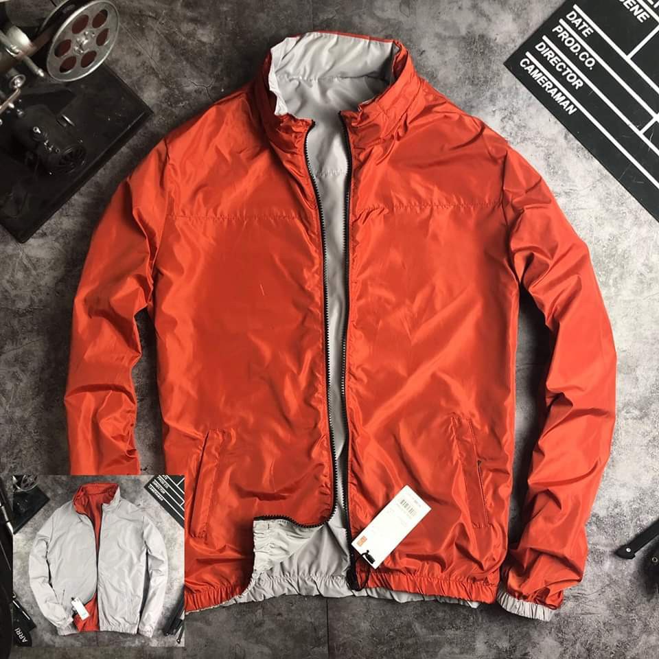 Áo gió 2 mặt unisex Xưởng Hipp, khoác dù cặp nam nữ 1 mặt chống nước Mẫu Mới 2020, KG2