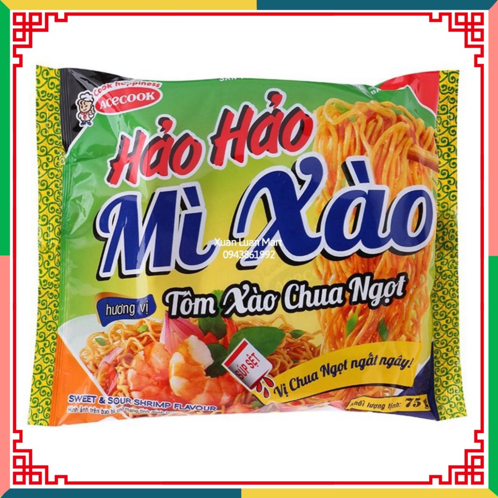 HOT LIKE MÌ XÀO HẢO HẢO TÔM XÀO CHUA NGỌT -  HẢI SẢN 75G