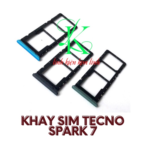 Khay sim Tecno spark 7 / spark 7T