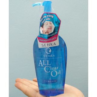 Hàng cty dầu tẩy trang sạch sâu Senka All Clear Oil 230ml