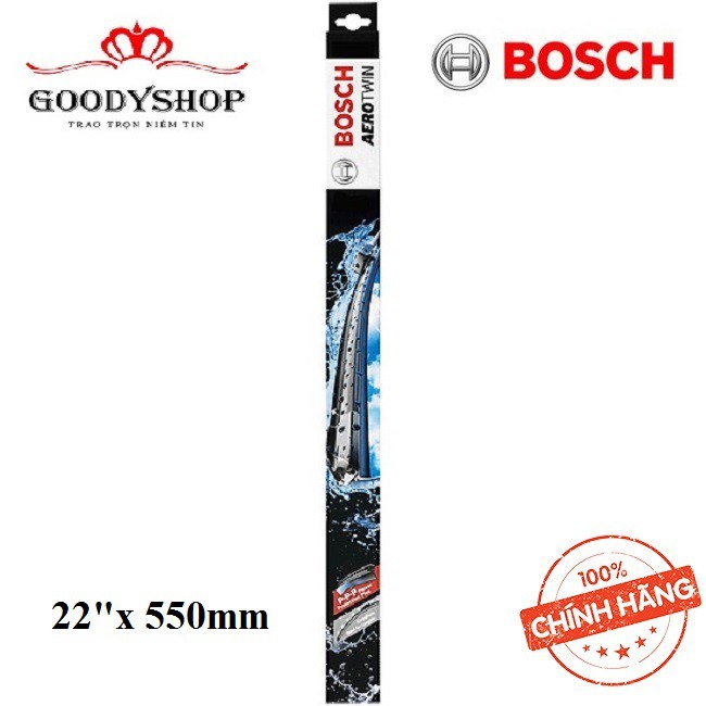 Gạt mưa cho xe ô tô Bosch AeroTwin 22 inch –550mm