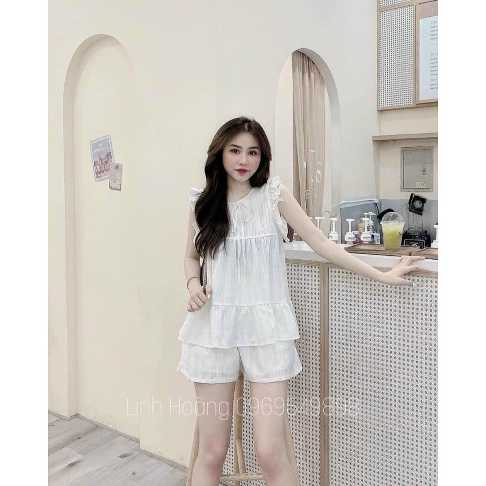 Bộ đũi dập, buộc nơ cổ 2 màu siêu cute ( kèm ảnh thật, video ) | BigBuy360 - bigbuy360.vn