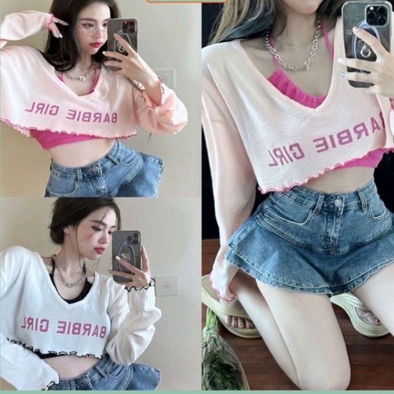 Áo tay dài kèm áo trong xinh xắn T5