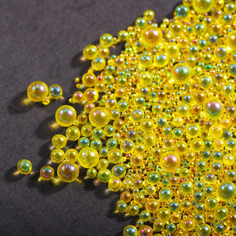 Hạt bong bóng giọt nước resin UV AB mini ma thuật 1mm tới 3mm