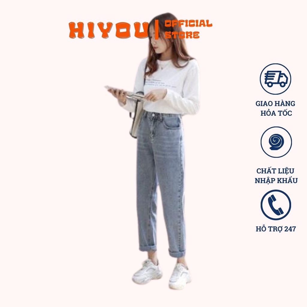 Quần jean baggy nữ ống suông, rộng TX-02 style hàn quốc 2021