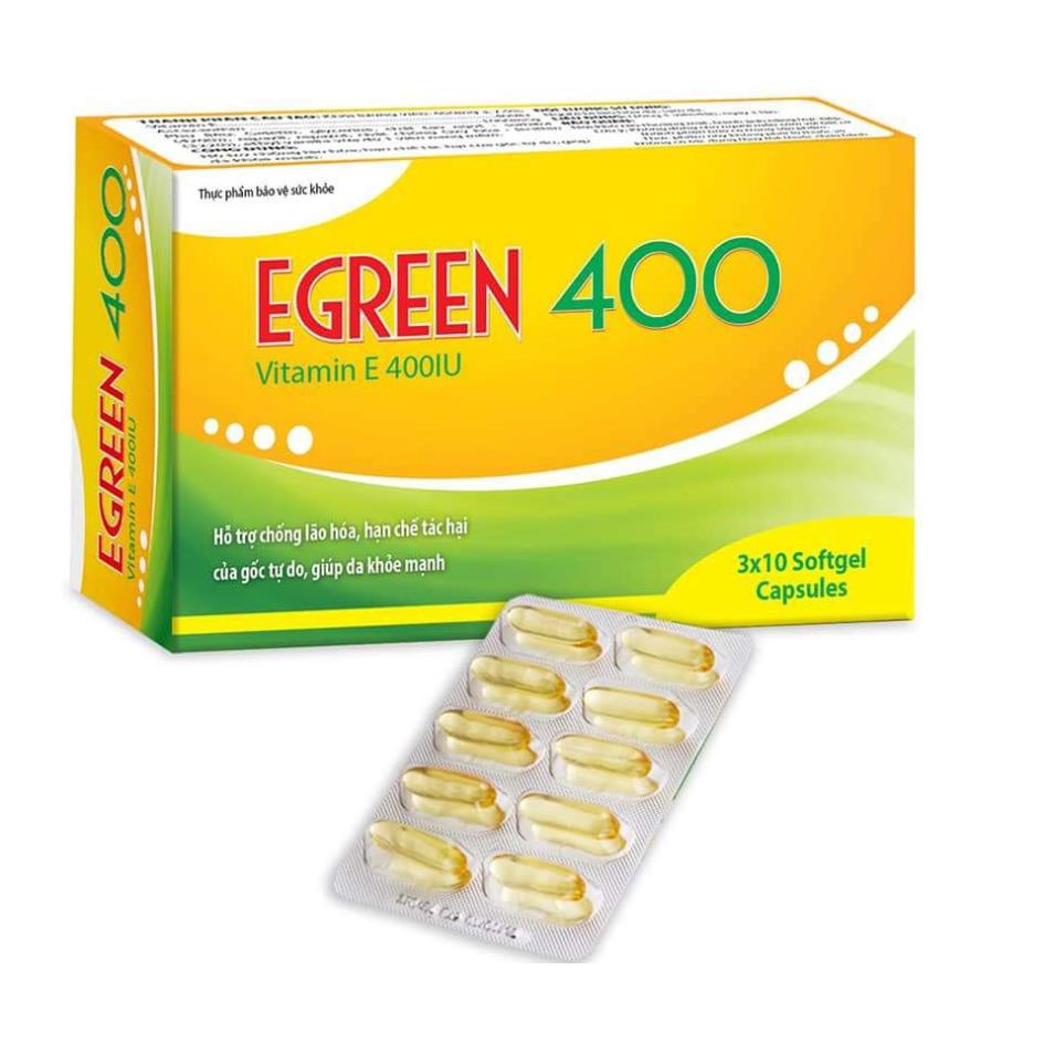Egreen 400 - Hỗ trợ cho những người bị lão hóa da và sạm da (30 Viên)