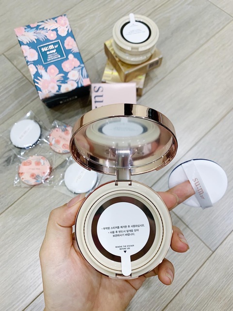 Phấn Nước Su:m Metan Cushion mới ra tháng 3/2020 DÀNH CHO DA DẦU, hỗn hợp dầu, nhiều khuyết điểm