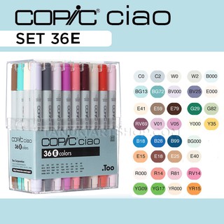 Marker COPIC ciao - Set 36 (A/B/C/D/E)