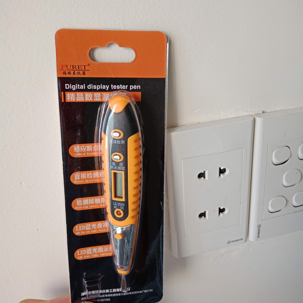 Bút thử điện có đèn Led không tiếp xúc đa năng thông minh - Bút thử thông mạch