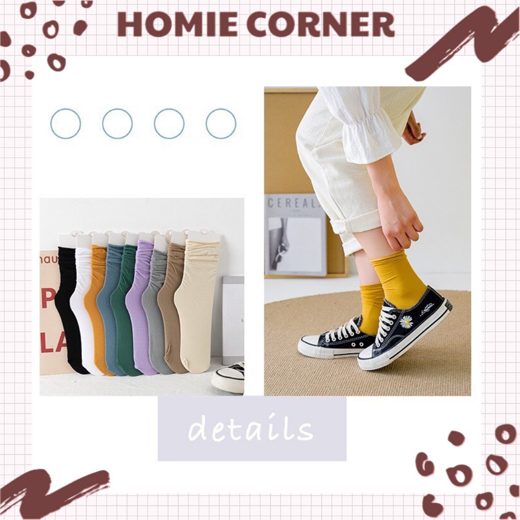 Tất nhún chất đẹp nhiều màu Hàn Quốc hot trend HC15