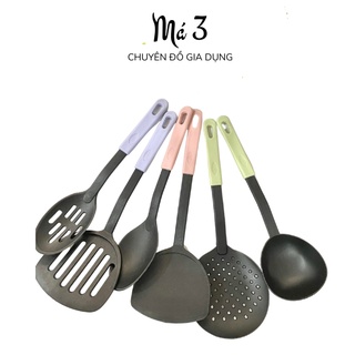 Bộ vá sạn nấu ăn chống dính chịu nhiệt - Bộ dụng cụ nấu ăn 6 món dùng cho chảo chống dính
