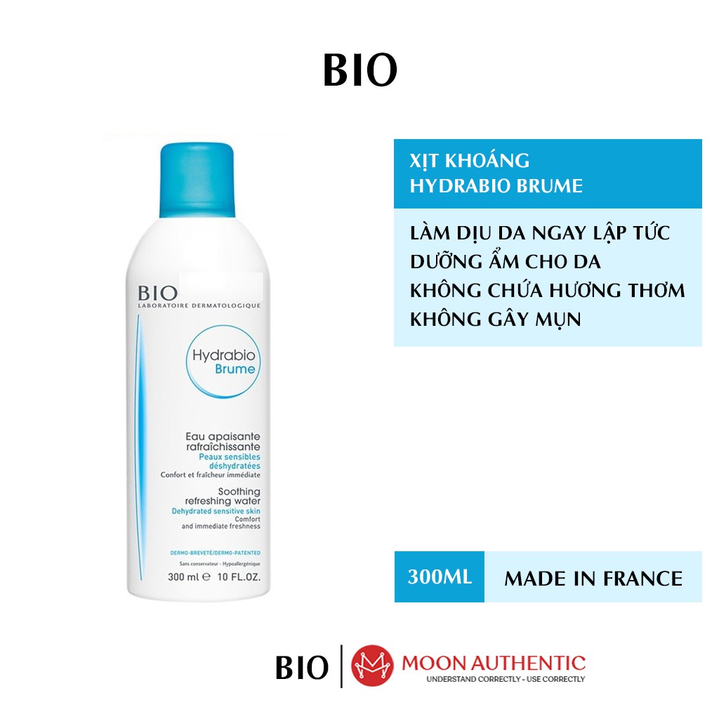 Xịt Khoáng Cho Da Nhạy Cảm Bio Hydra Brume 300ml