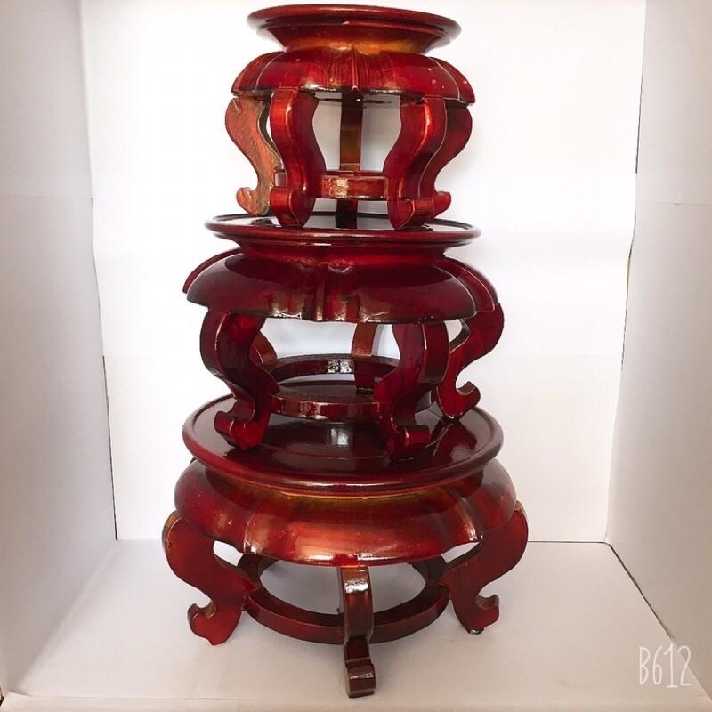 Đôn gỗ cao nhiều size . .