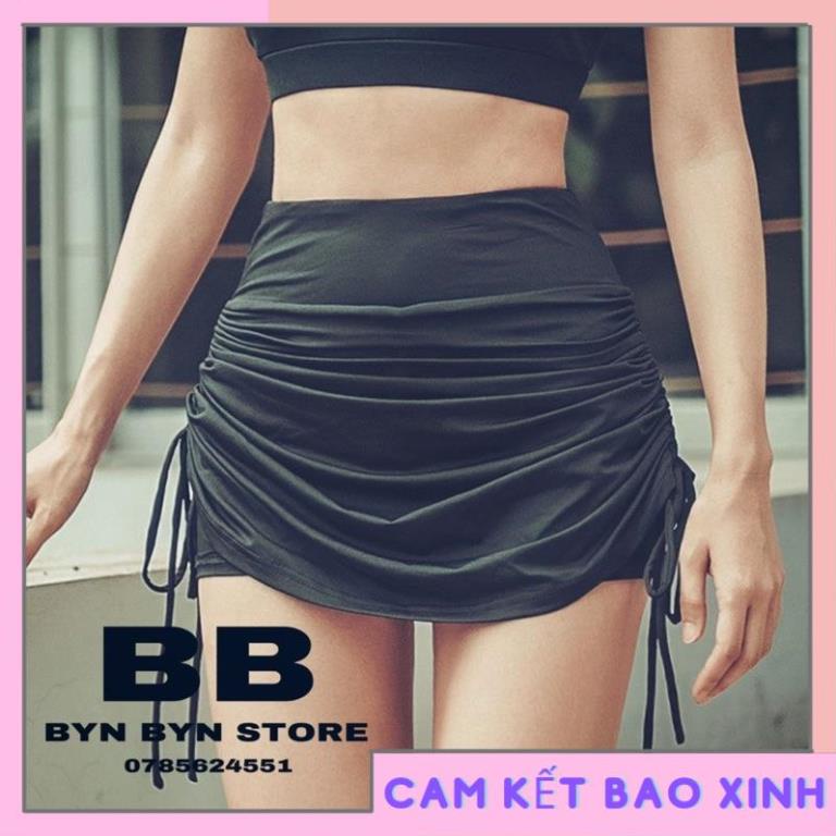 CHÂN VÁY BODY RÚT DÂY CÓ QUẦN BẢO HỘ TRONG R2 [Hàng Siêu Cấp]