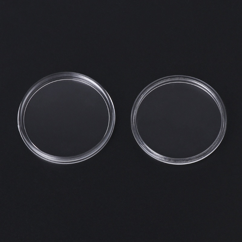 1 Hộp Đựng Tiền Xu Tròn Bằng Acrylic 38.6mm 1 oz