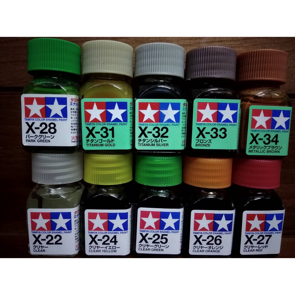 Sơn Tamiya gốc Enamel 10ml (X21-X34)