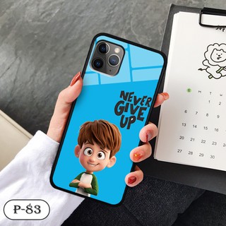 Ốp lưng kính 3D iPhone 11 Pro- hình cute