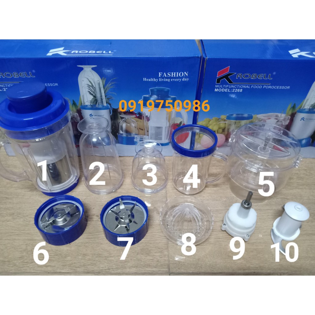 Phụ kiện máy xay đa năng Krobell- Đồ gia dụng Nam Định