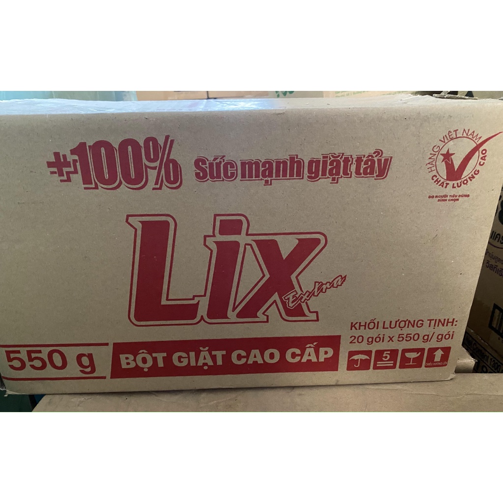 Bột Giặt Lix extra Hương Hoa 550g