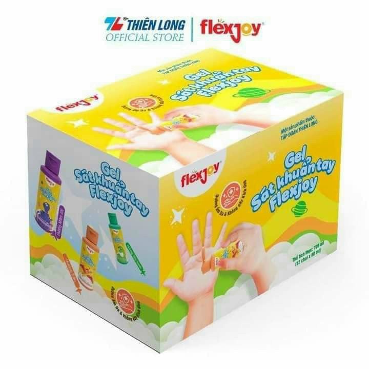 Nước Rửa Tay Khô- Sát Khuẩn Tay Flexjoy An Toàn Cho Da Nhiều Mùi Hương Cho Bé Chai 60ml - Sản Phẩm Của Thiên Long