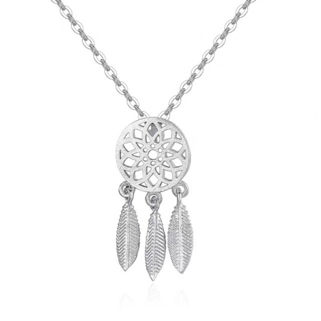 Dây chuyền dreamcatcher bạc chuẩn