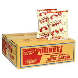 Thùng 30 gói Mì Miliket giấy vàng vị sa tế 65g