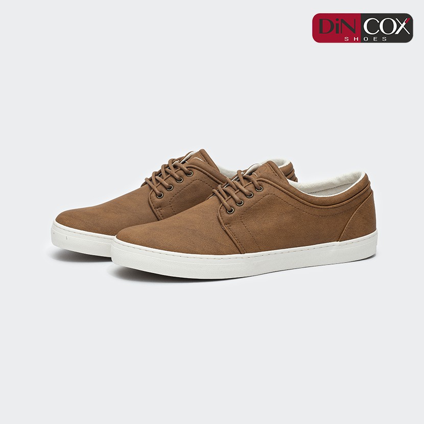 Giày Sneaker Da Nam DINCOX C03 Khí Chất Lịch Thiệp Tan