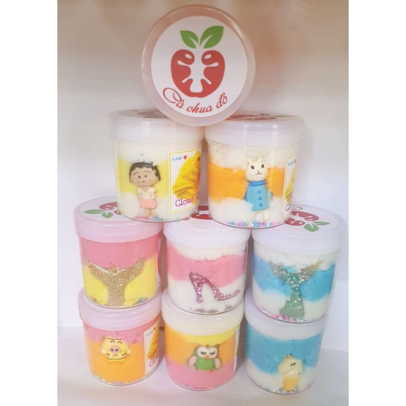 Slime phối màu dễ thương